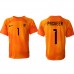 Nederland Remko Pasveer #1 Keeper Voetbalkleding Uitshirt WK 2022 Korte Mouwen